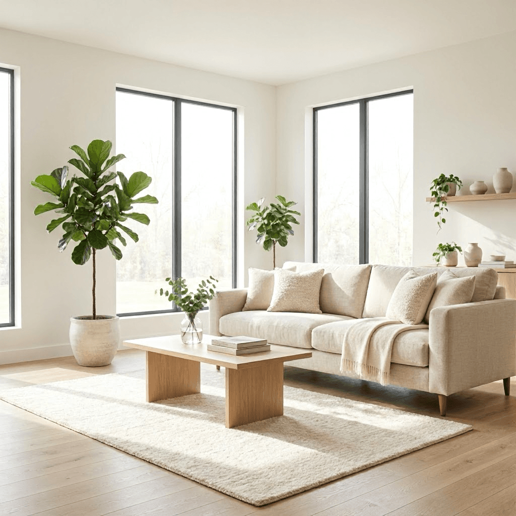 AlabamaClean - Professional cleaning service in a beautiful living room
